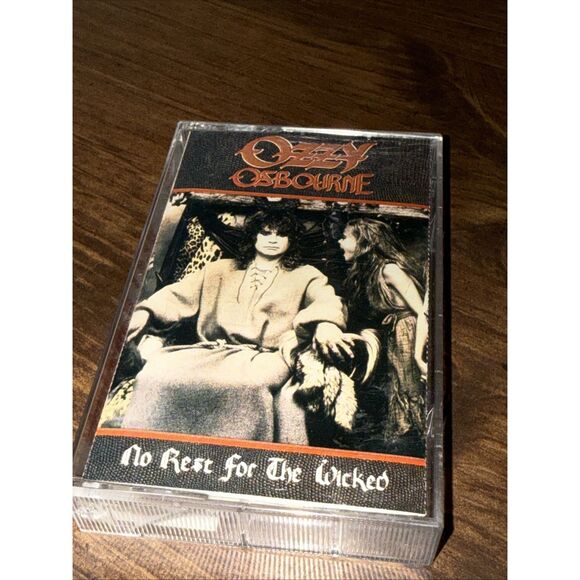 Ozzy Osbourne - No Rest For The Wicked (Cassette, 1988, CBS) - Picture 2 of 4